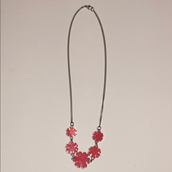 peach flower necklace - Picture 1 of 1